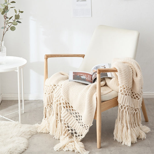 Hand-knit Blanket