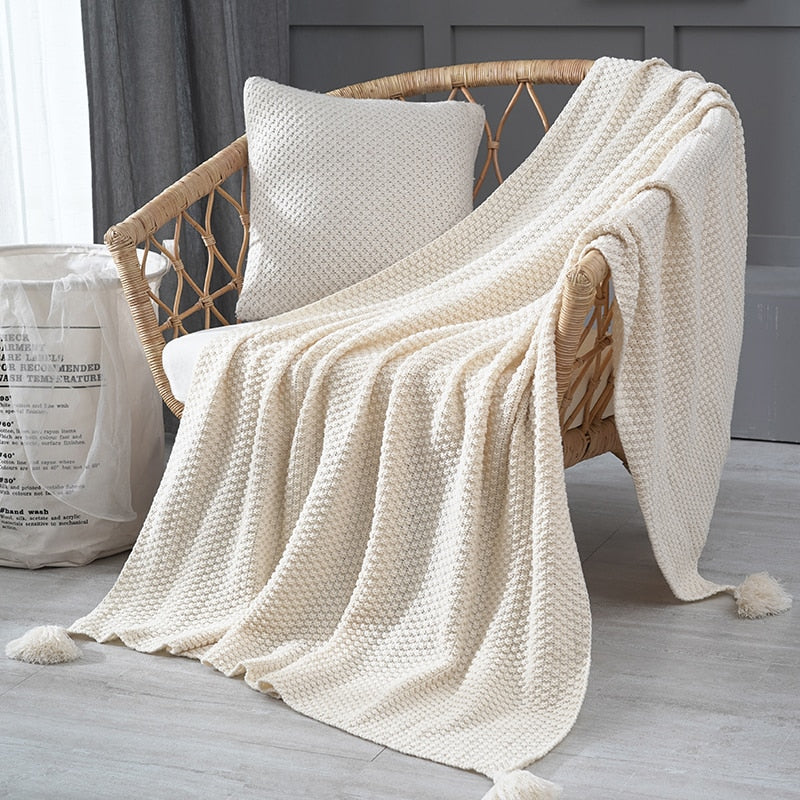 Hand-knit Blanket