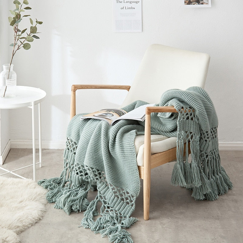 Hand-knit Blanket