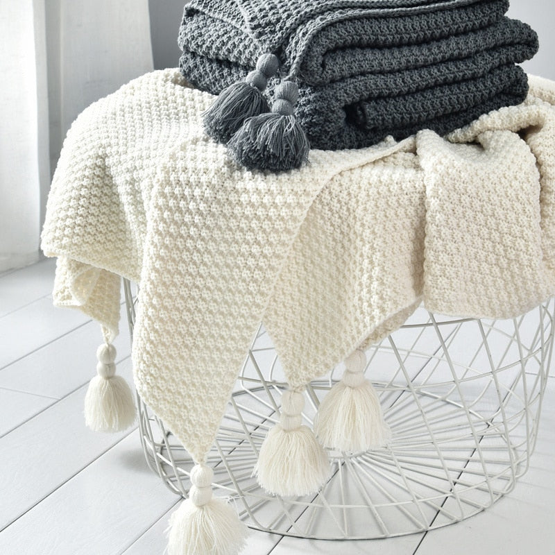 Hand-knit Blanket